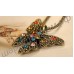 Подвеска Vintage crystal Accent Butterfly
